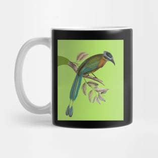 bird t-shirt on a tree branch Mug